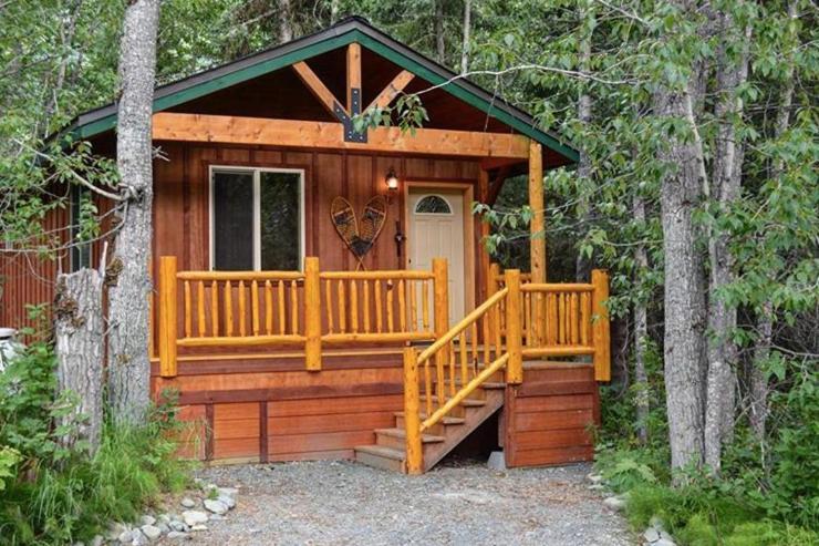 Summit Lake Lodge Bagian luar foto