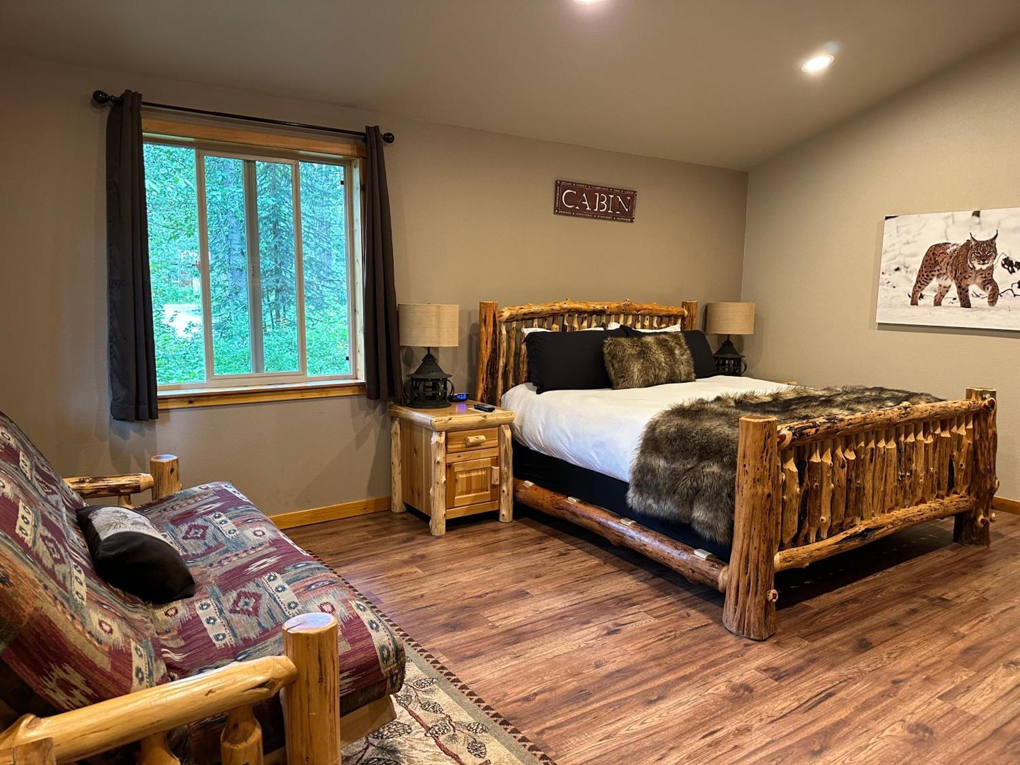 Summit Lake Lodge Bagian luar foto