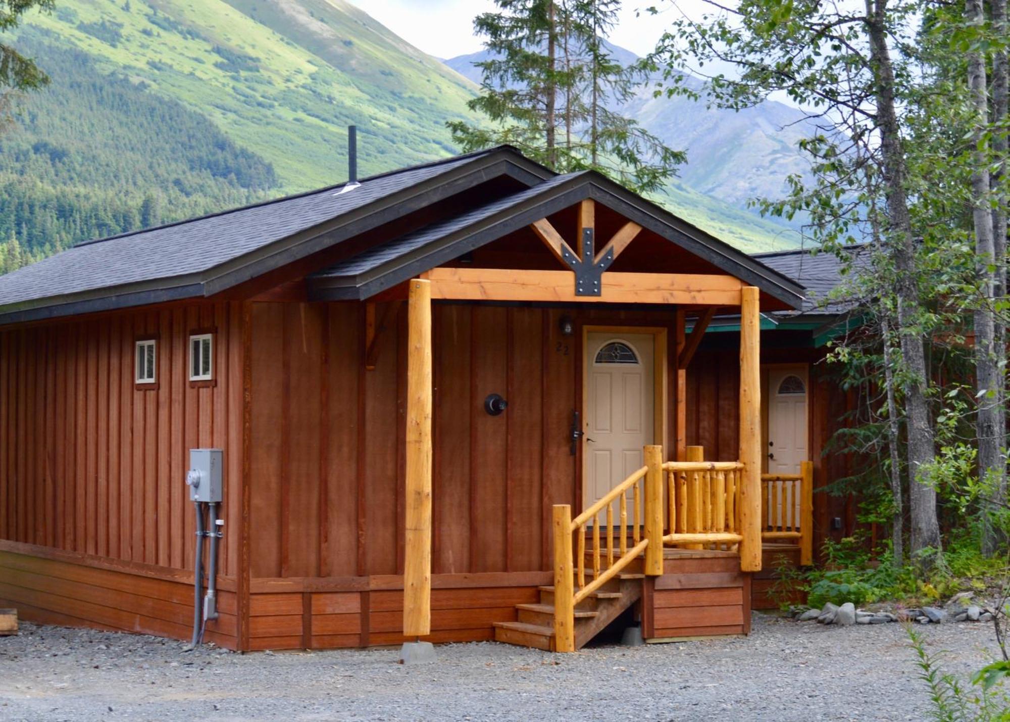 Summit Lake Lodge Bagian luar foto
